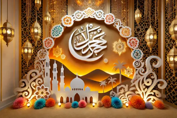 ide dekorasi ramadhan dari styrofoam 3