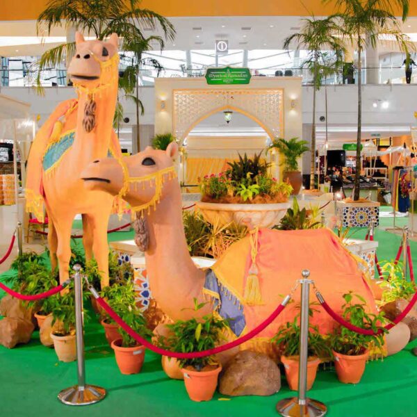 ornamen dekorasi ramdhan di mall