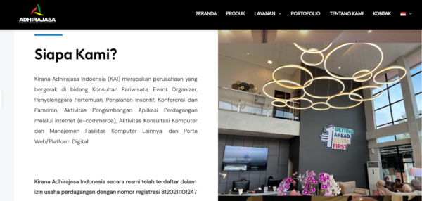 contoh company profile perusahaan sederhana