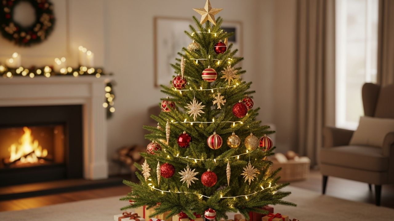 Dekorasi Hiasan Pohon Natal Sederhana Kekinian