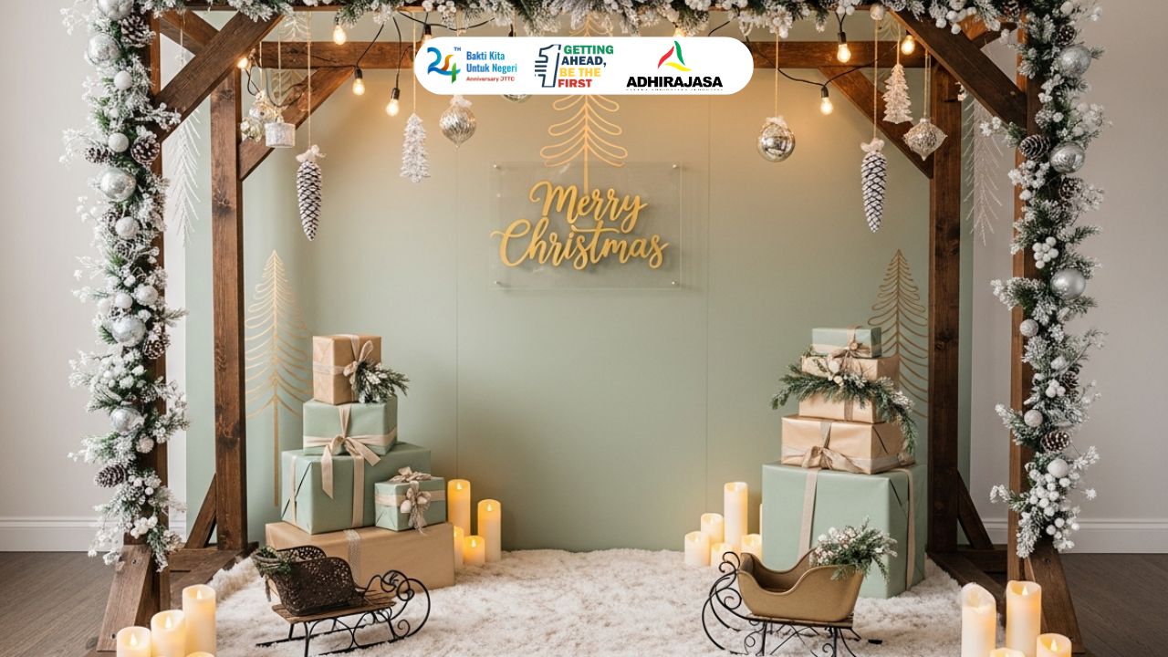 Inspirasi Dekorasi Photobooth Natal Estetik